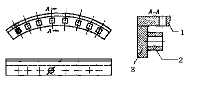 Improved method for disc face of vertical disc filtering machine