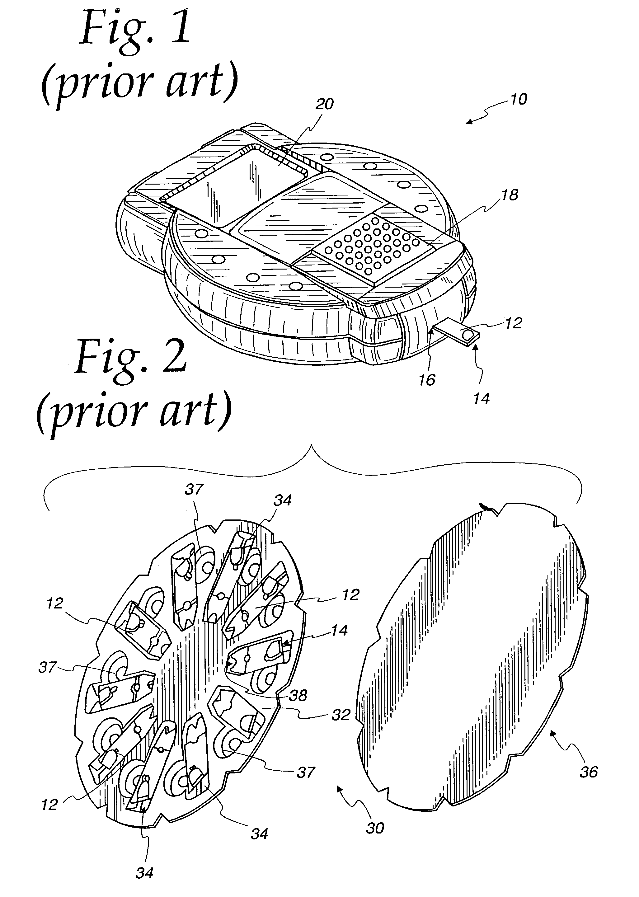 Storage cartridge for biosensors