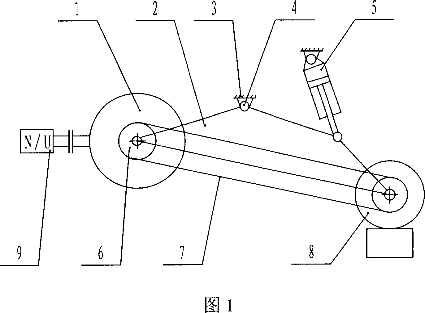 Compound control system for forcing down grinding wheel of sharpening machine for copper billet at constant pressure and at constant power