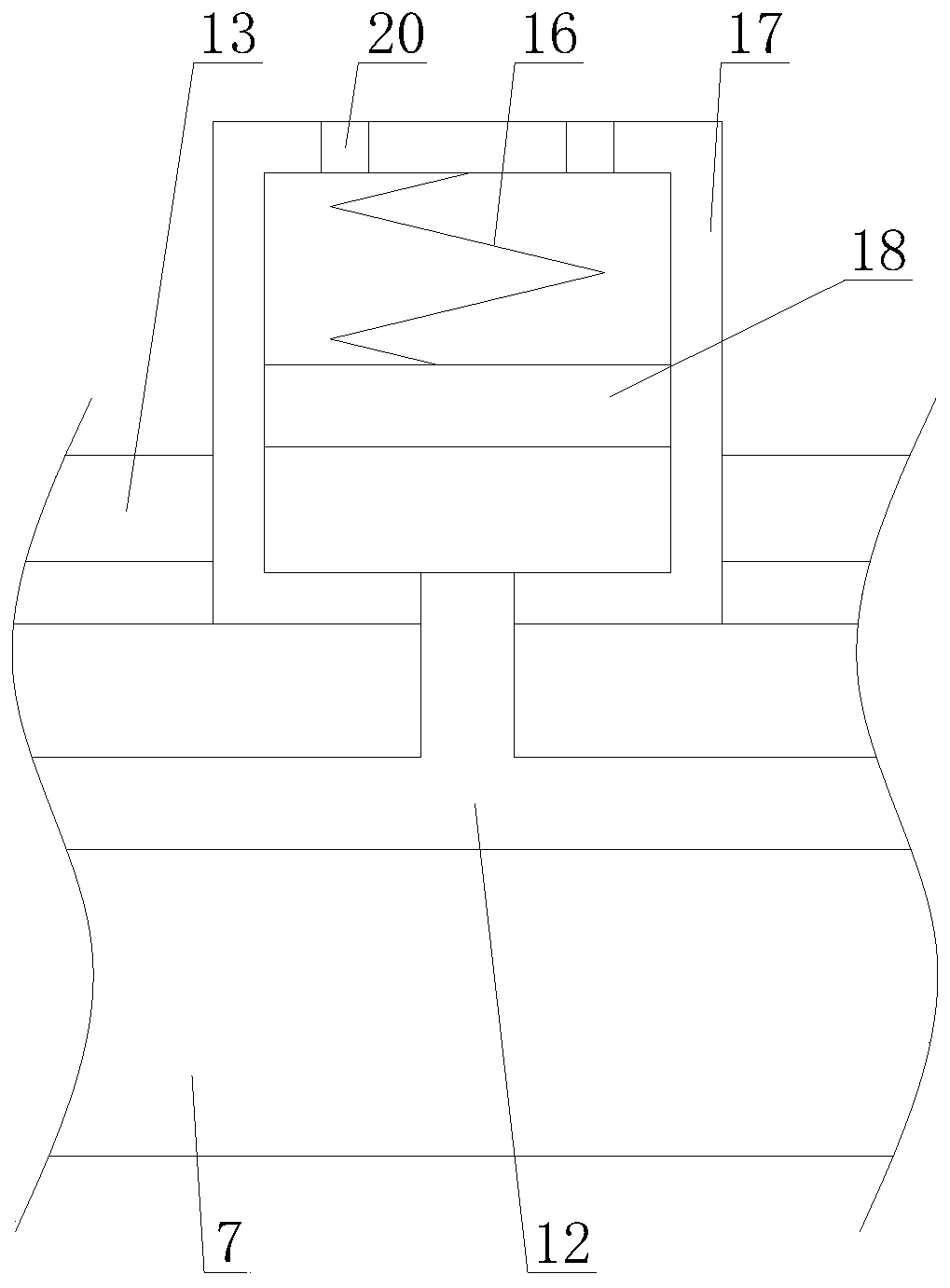 An intelligent deceleration belt with hardness adjustment function