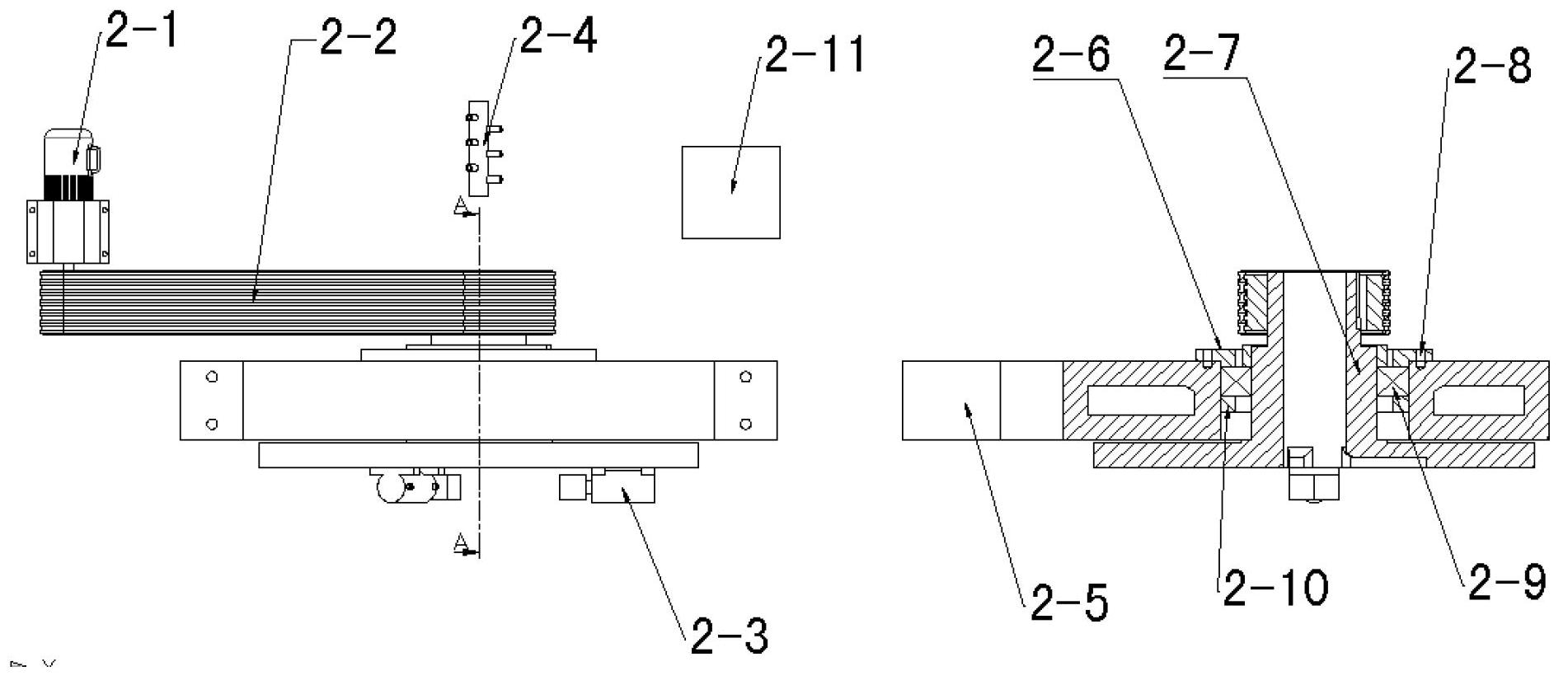 Bar overturning mechanism and conveying trolley for bar straightening machine