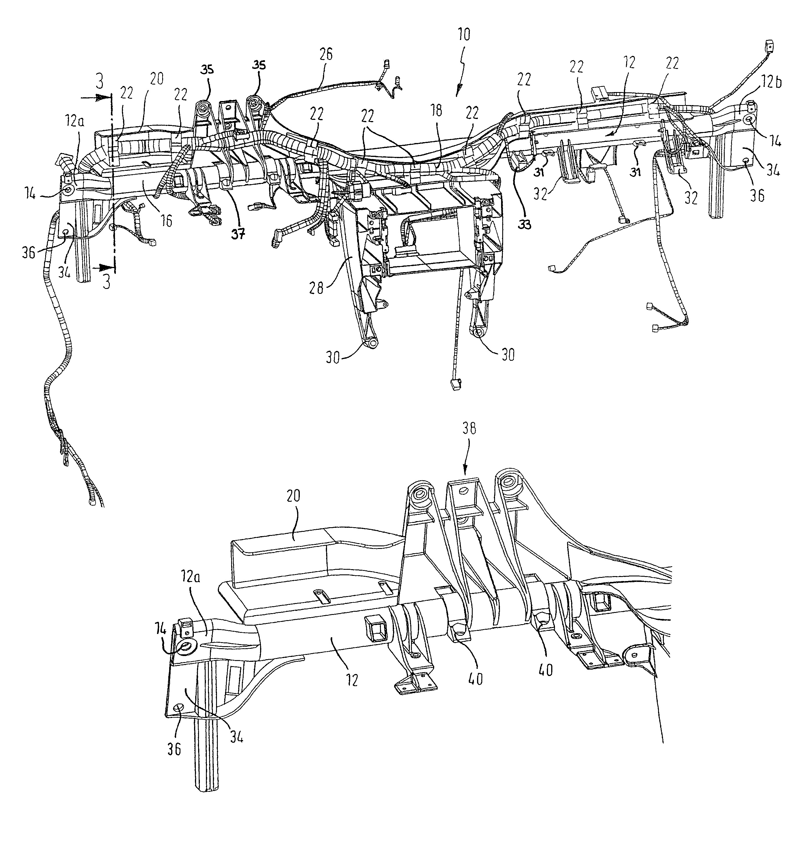 Crossmember module for a motor vehicle