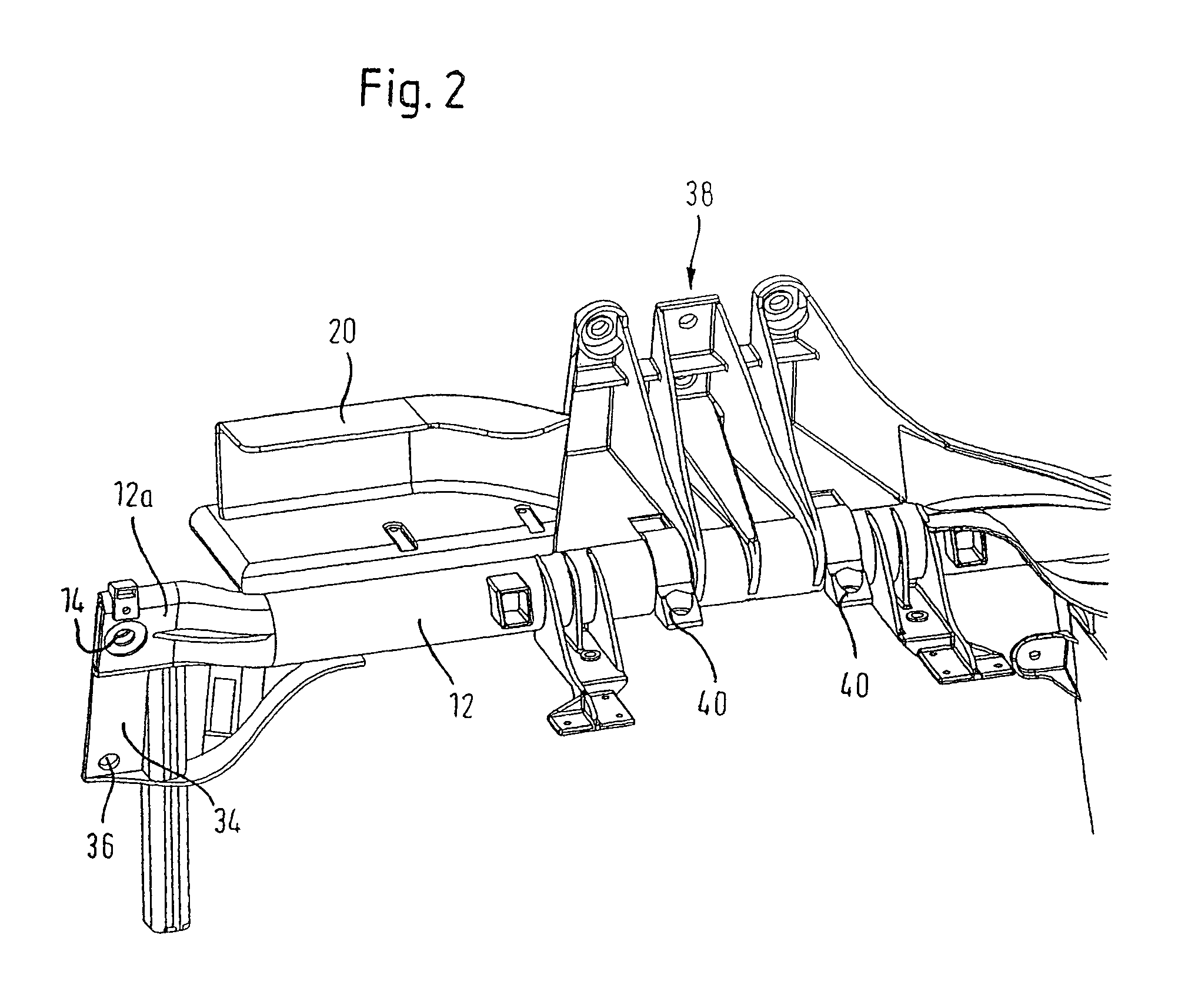 Crossmember module for a motor vehicle