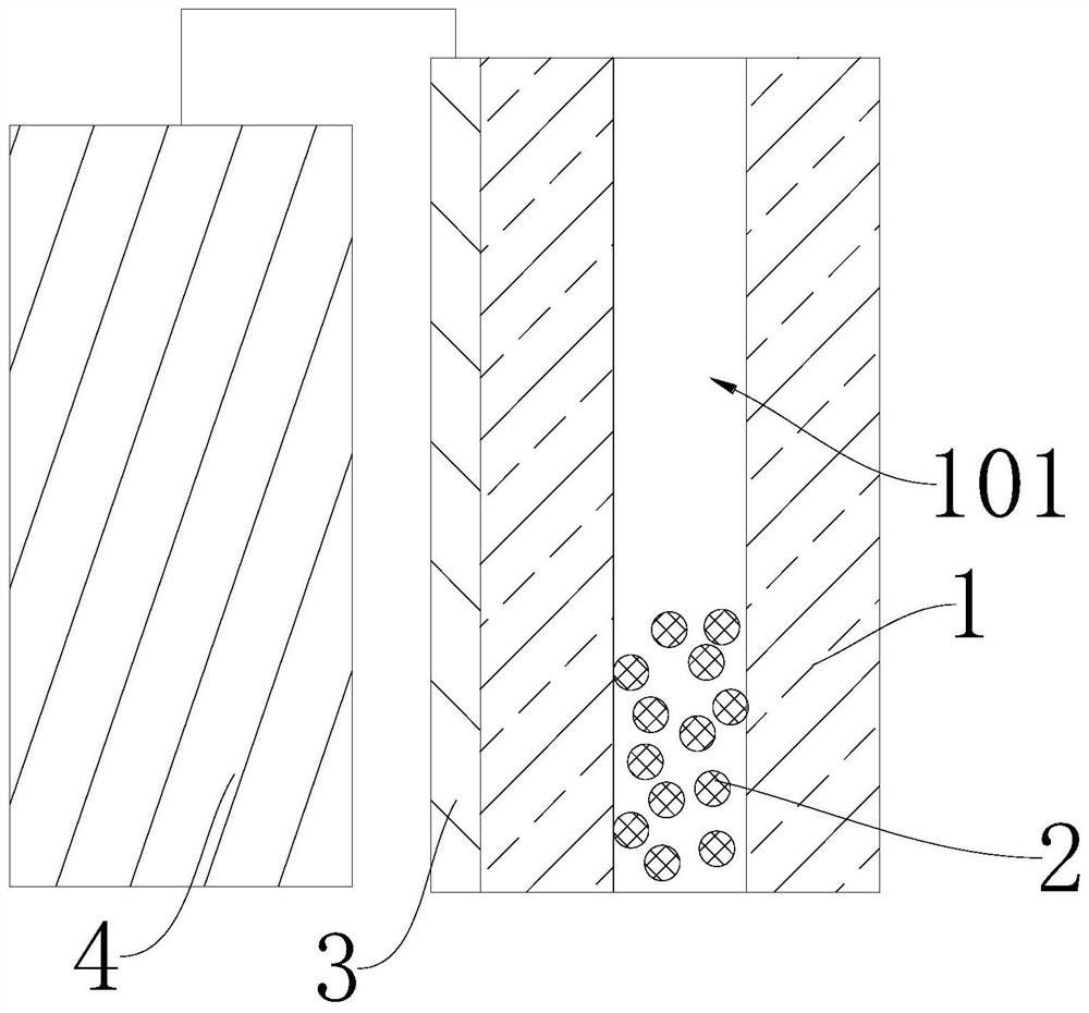 Transparency adjusting device