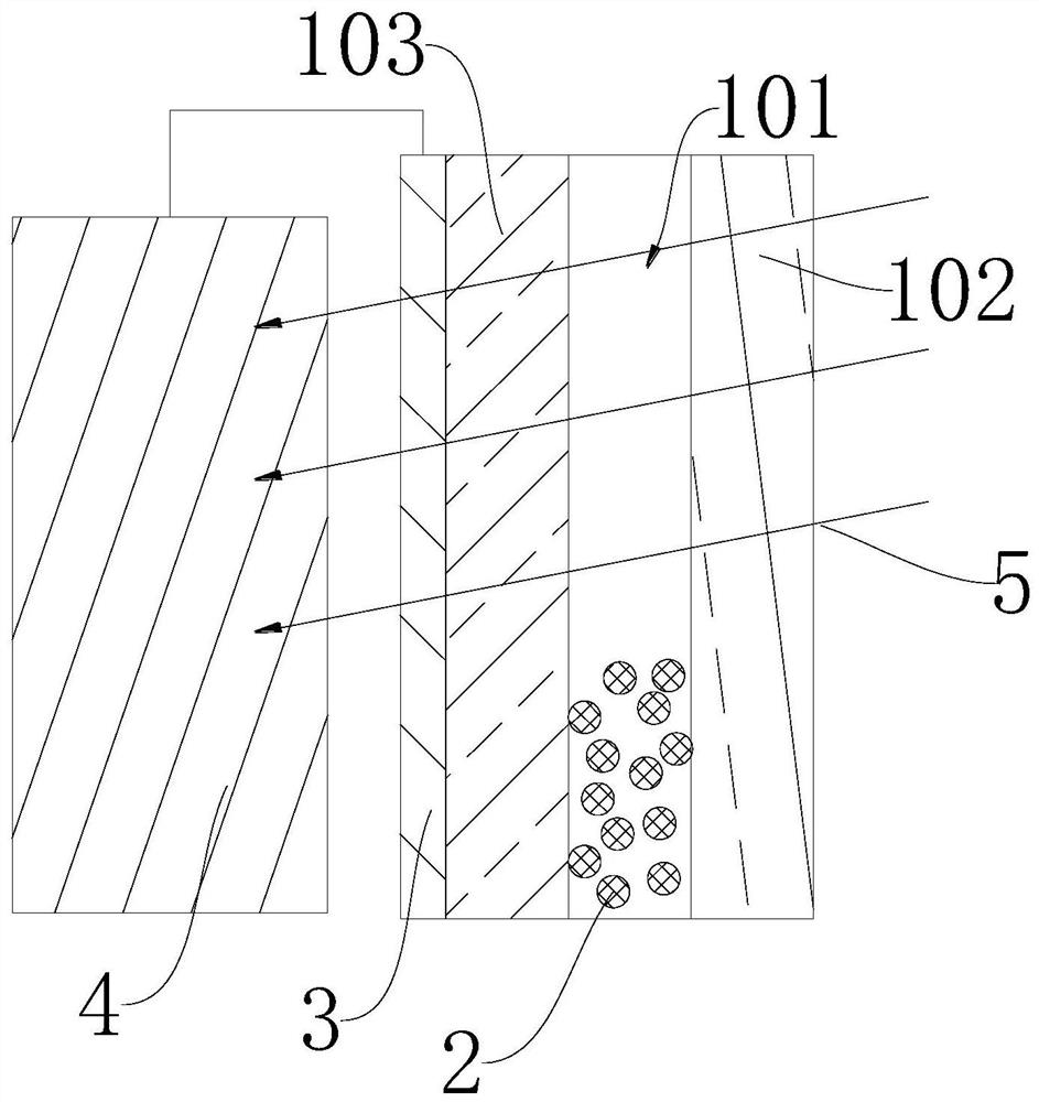 Transparency adjusting device