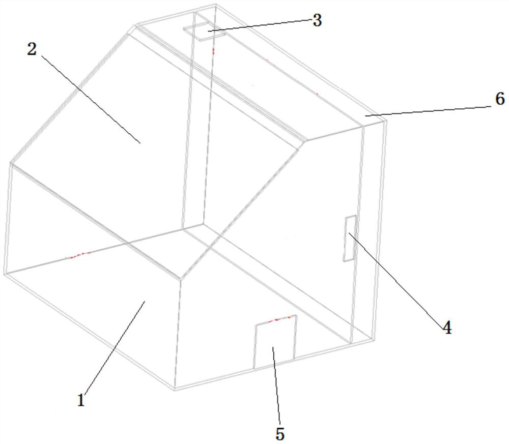 High-temperature protection device for hydrogen measuring instrument