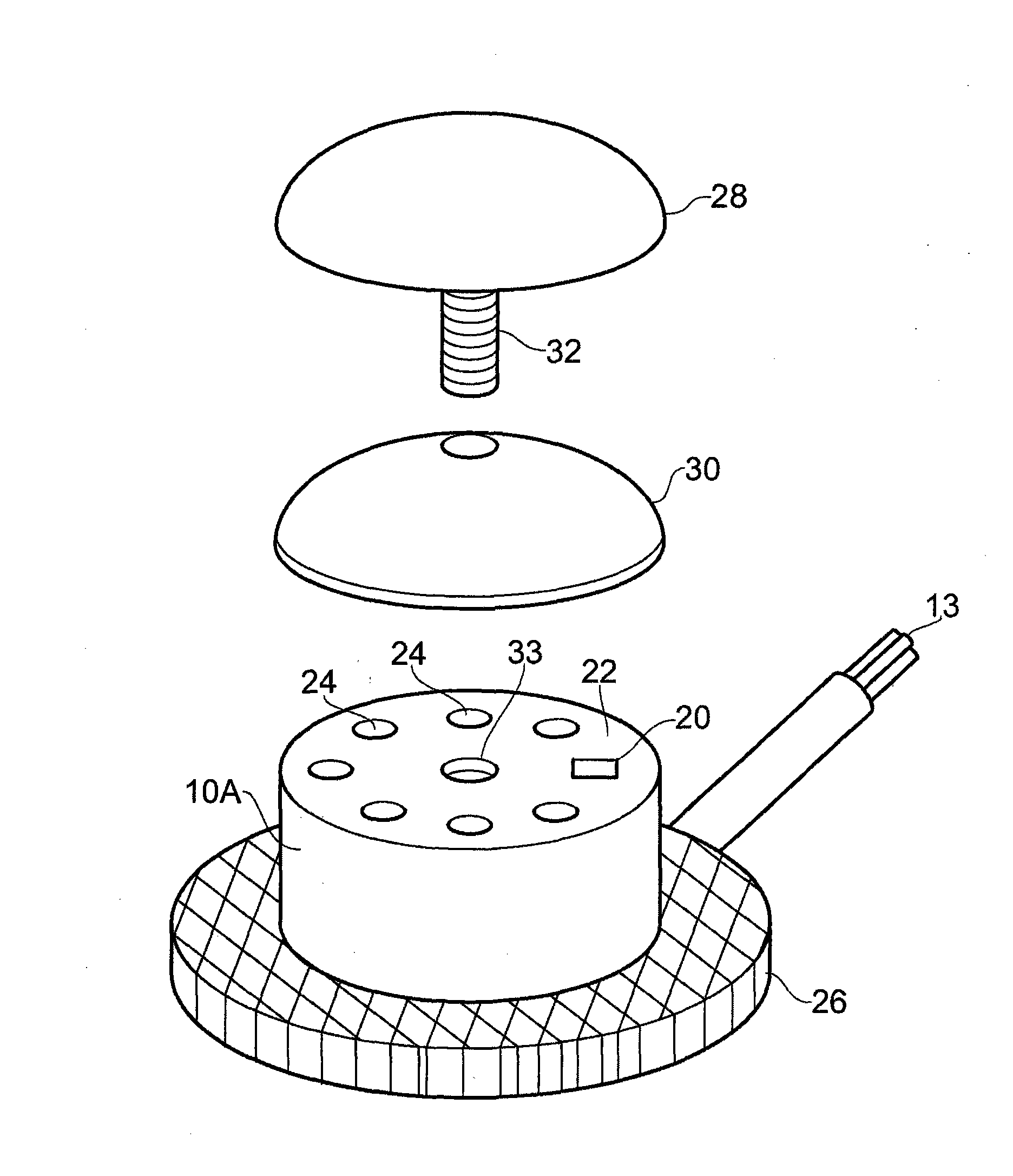 Neurological apparatus comprising a percutaneous access device