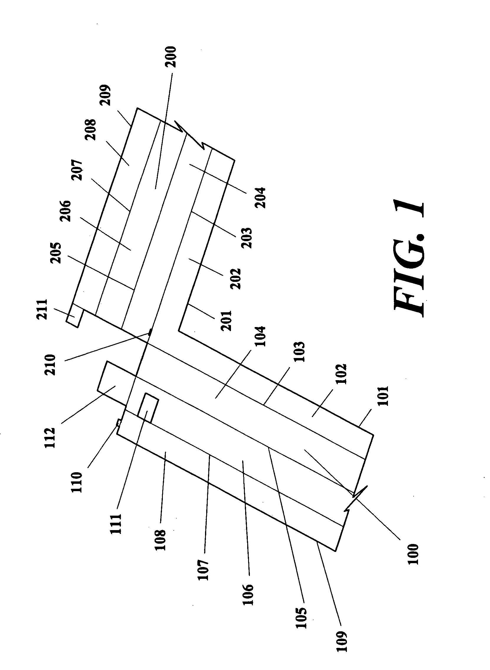 Planar filter frame with corner latch and method of folding