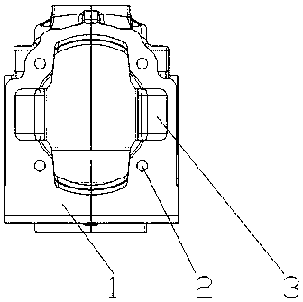 Horizontal-type special engine crankcase