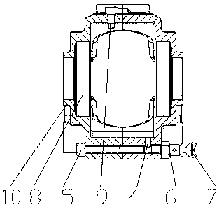 Horizontal-type special engine crankcase