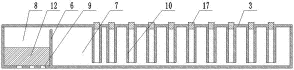 Drain discharge vertical pipe structural slab pre-embedded double-eccentric water sealing pipe type stinking-proof ponding disposer