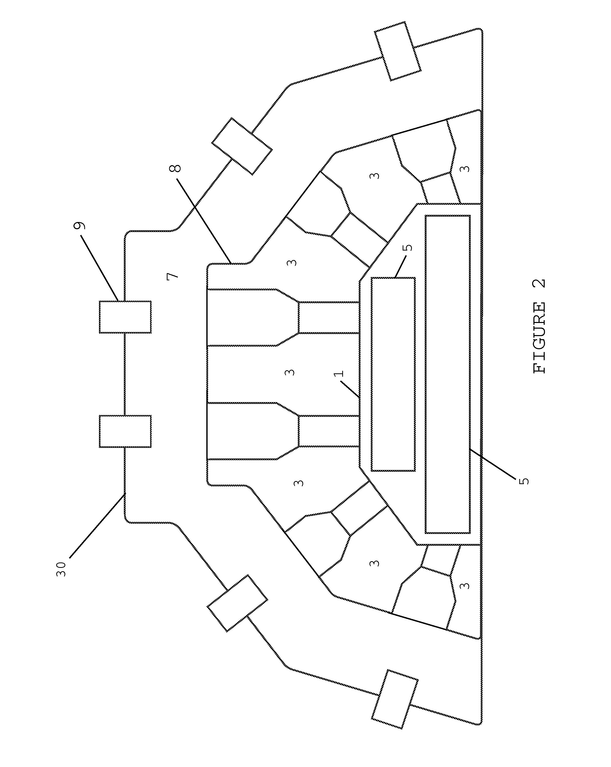 Rotational molding machine and method