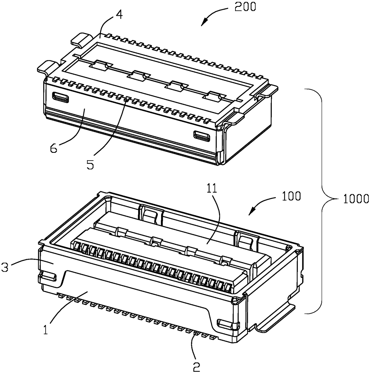 Electrical connector and combination thereof