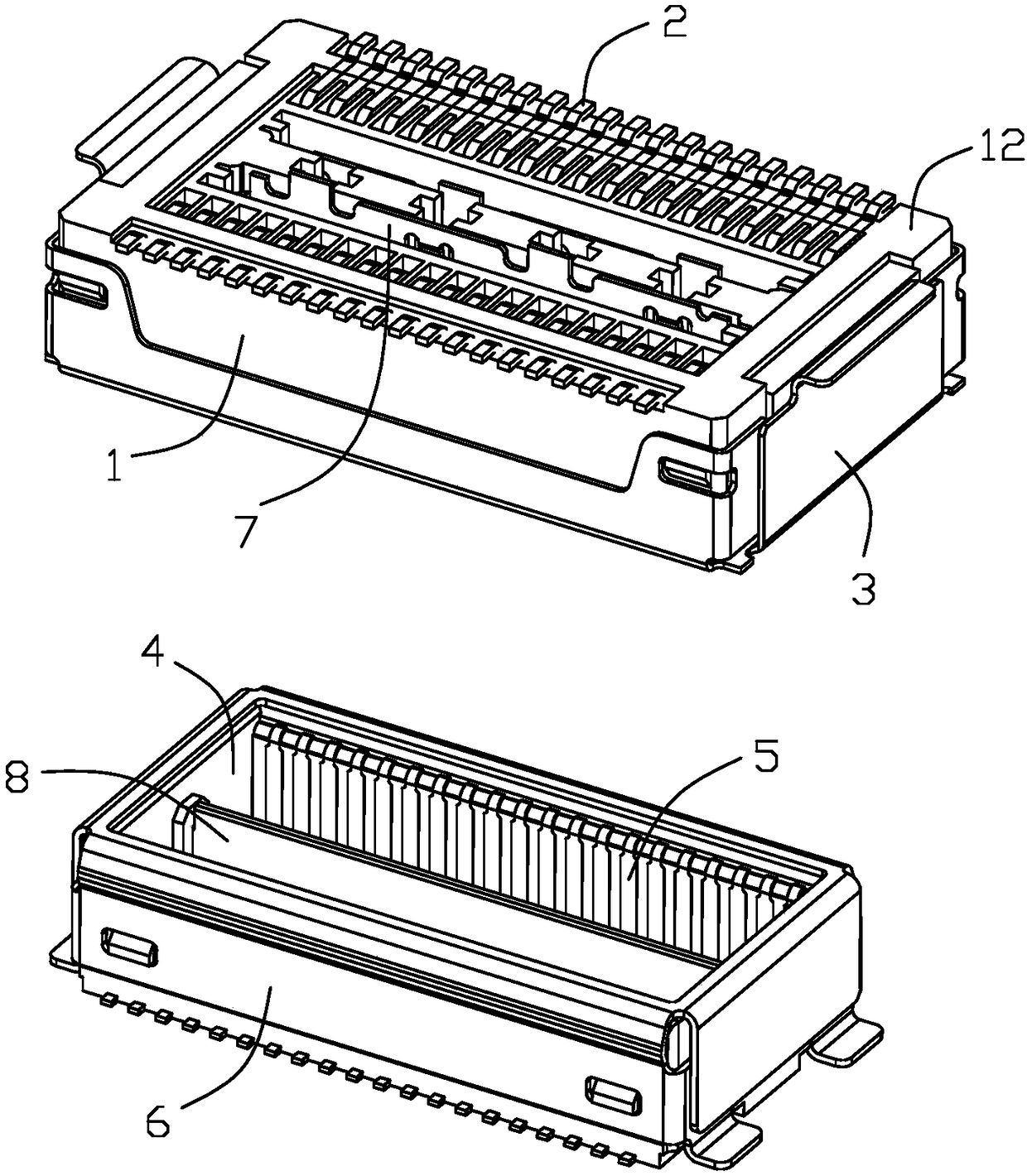 Electrical connector and combination thereof