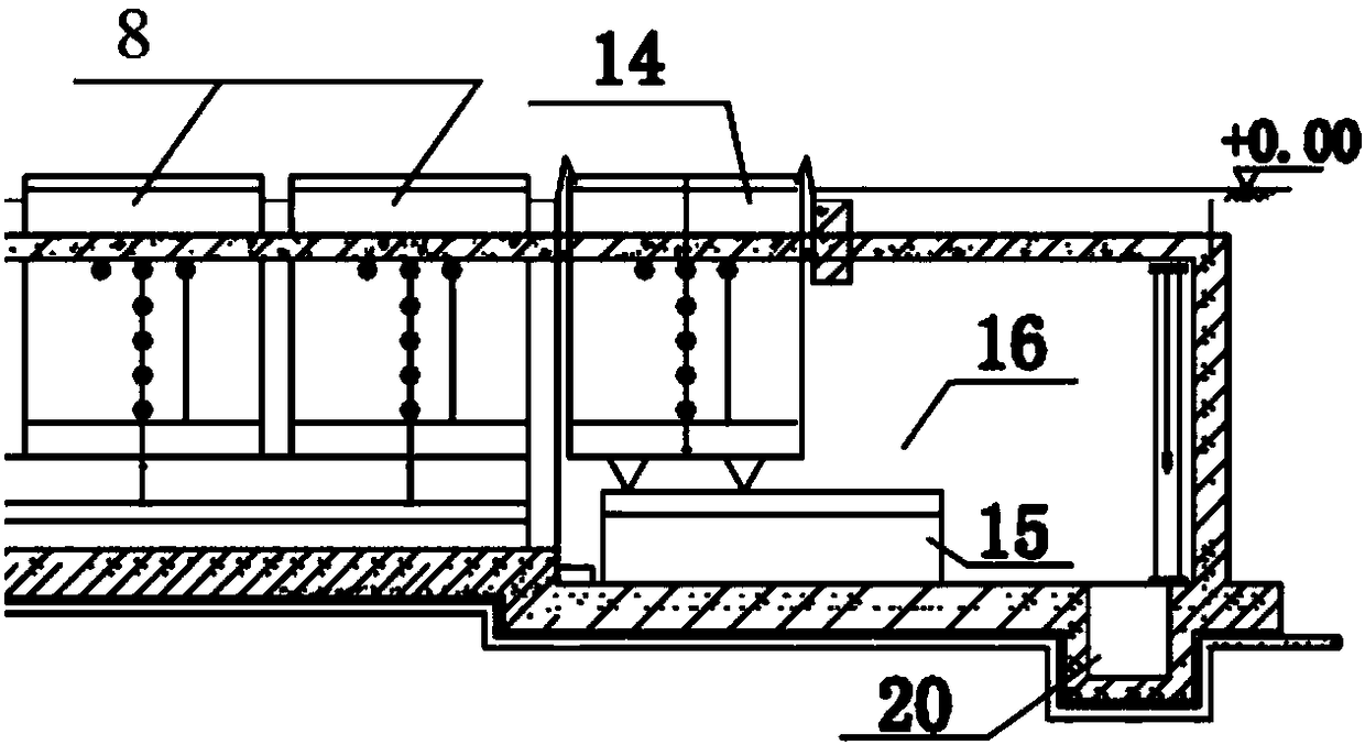 An underground concrete structure of a multifunctional lysimeter pit