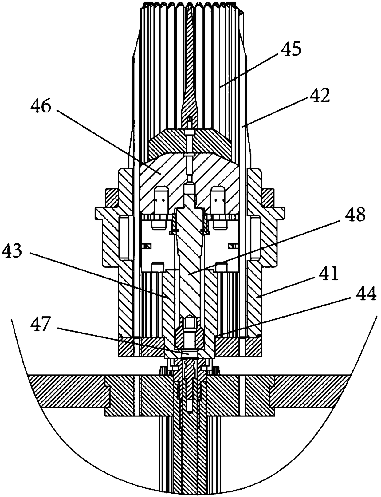 Automatic winding and embedding integrated device