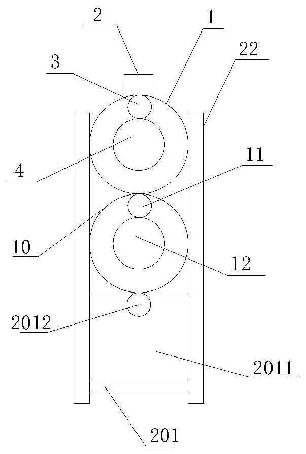 Softening and clarifying device for wastewater and sewage