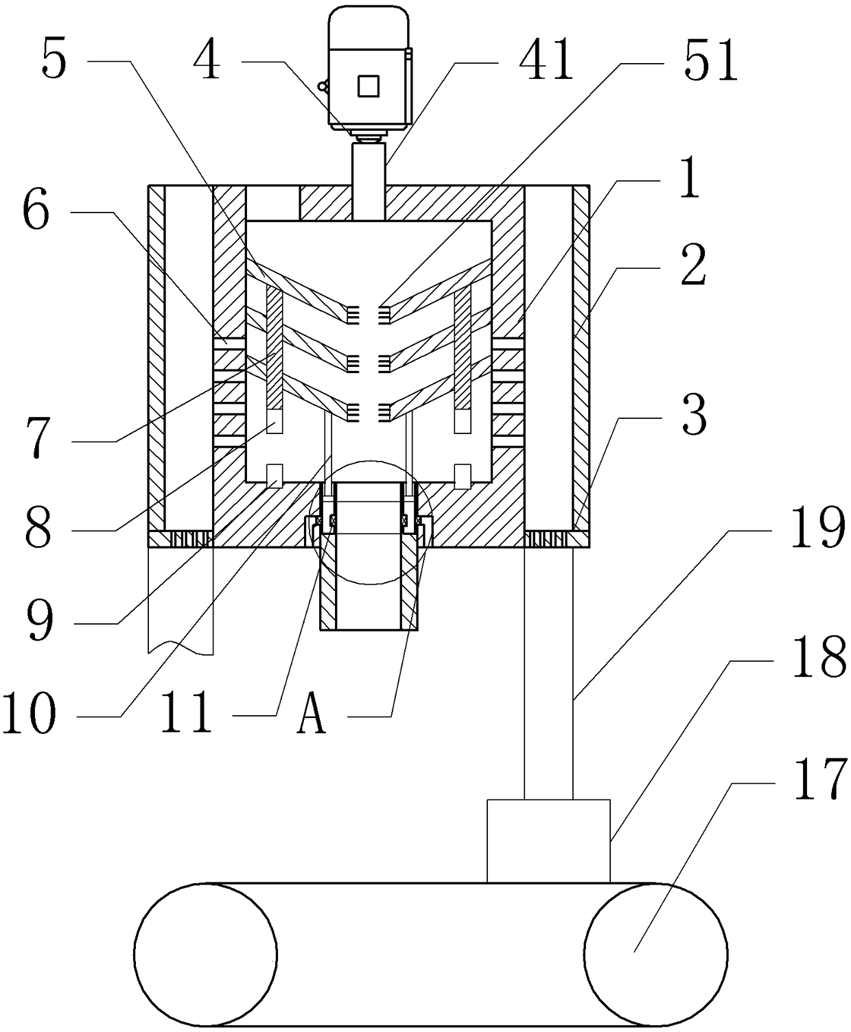 Apparatus used for washing lotus roots