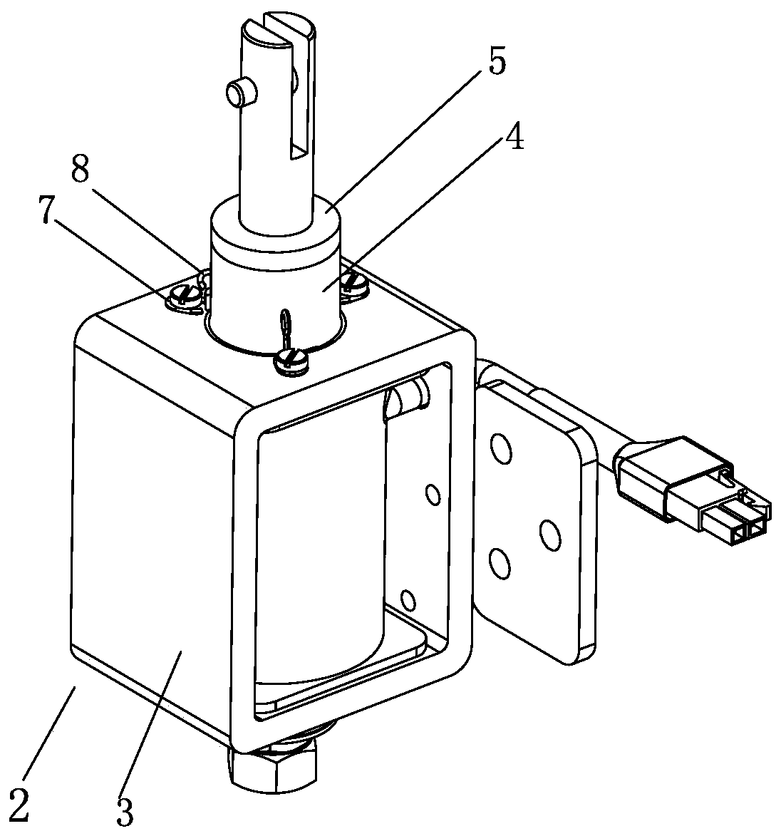 A kind of sewing machine with new automatic presser foot lifting structure