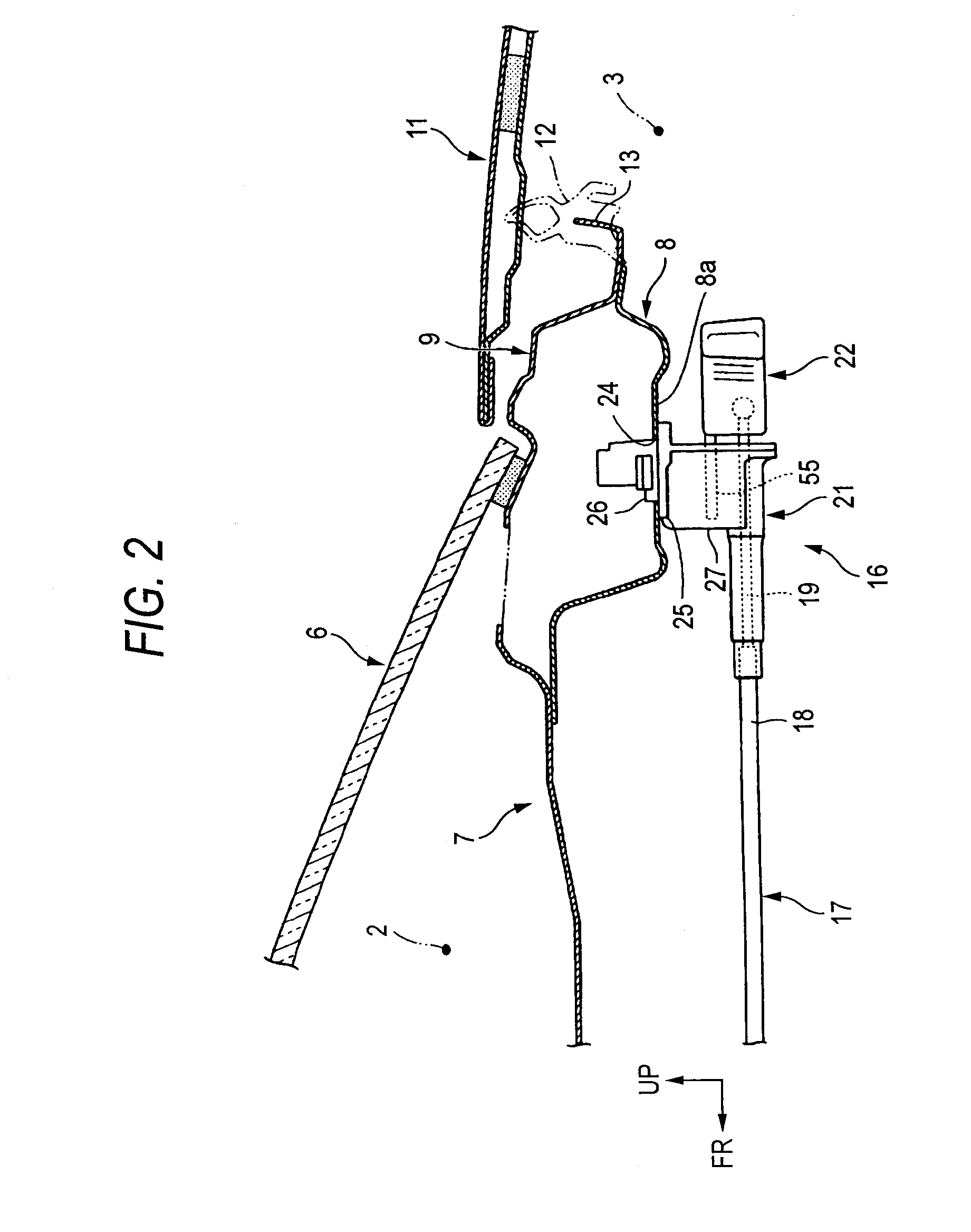 Automotive cable holding system