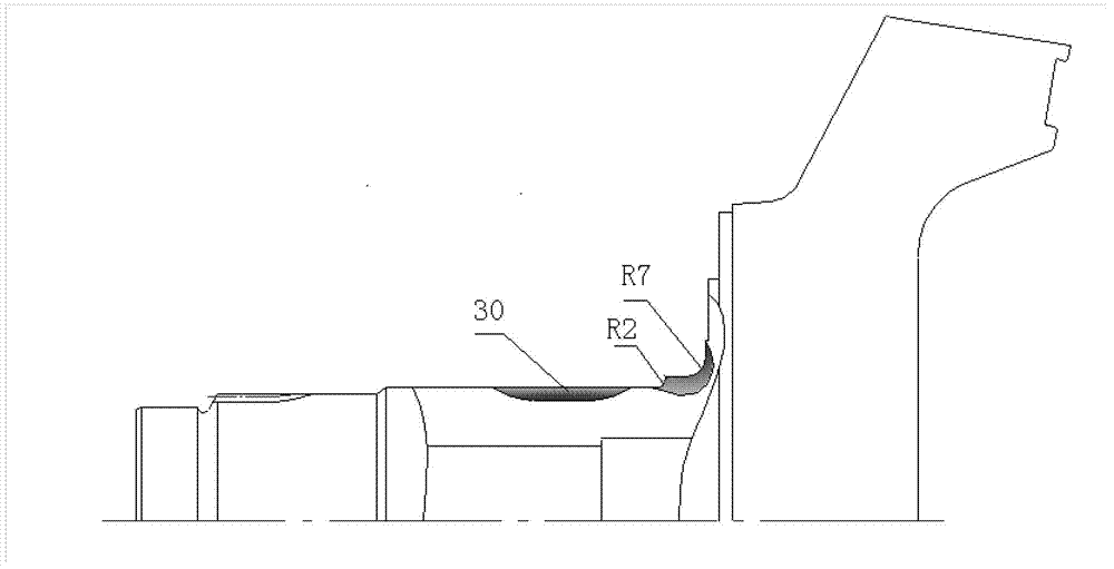 Quenching inductor for double steps of steering joint and quenching method for steering joint