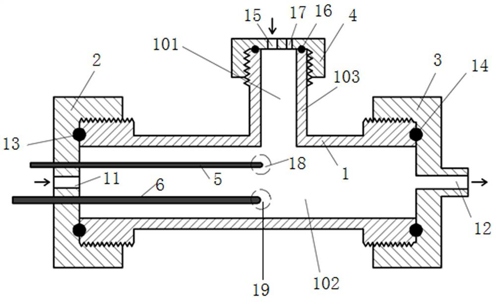 Gas supply method and device for detecting content of hydrogen in solid metal