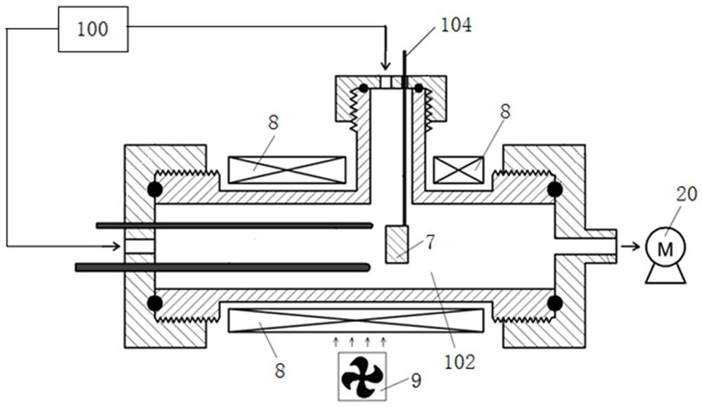 Gas supply method and device for detecting content of hydrogen in solid metal