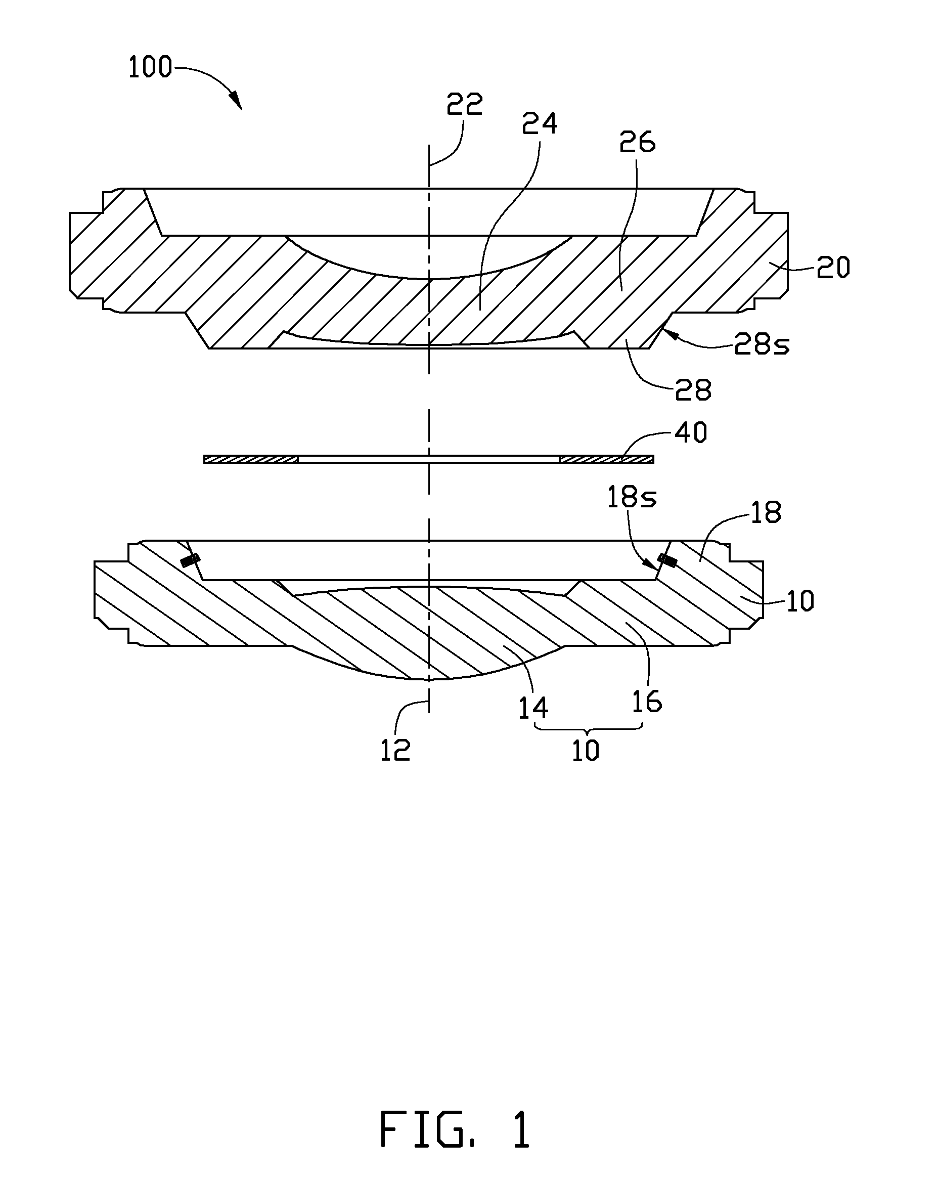 Lens arrangement and lens module using same