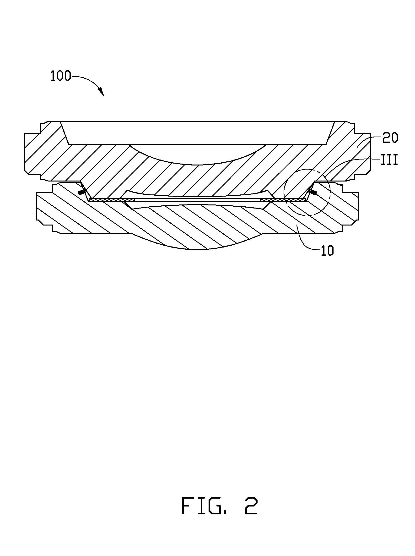 Lens arrangement and lens module using same