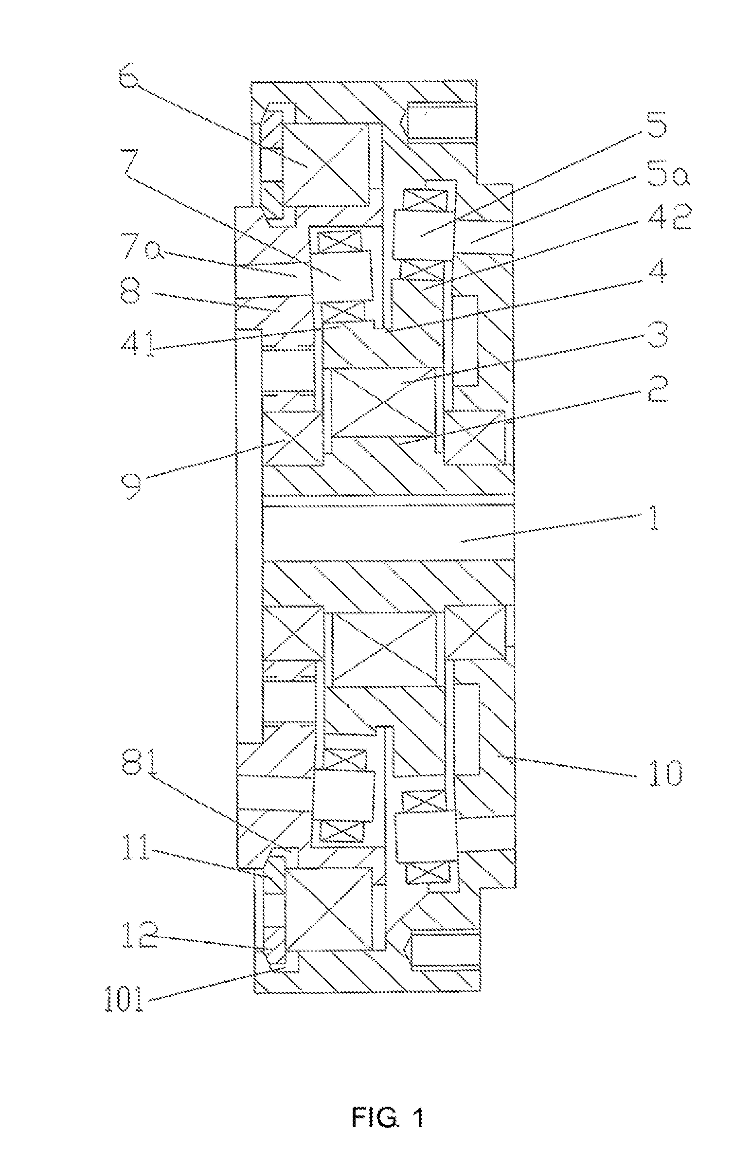 Gapless planetary transmission