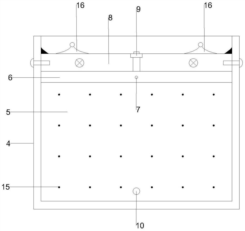 Visual test device for simulating grouting of grouting holes in different positions of duct piece and test method thereof