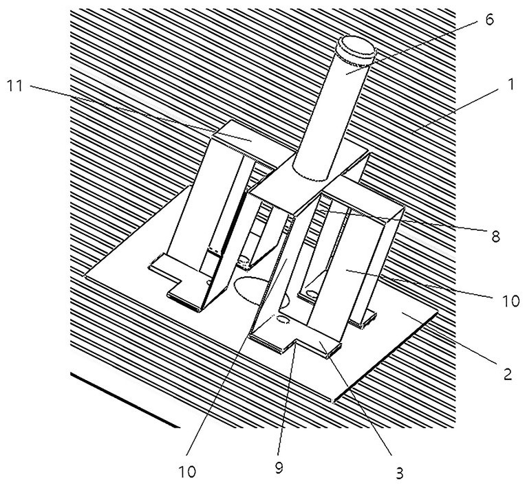 Veneer mounting structure