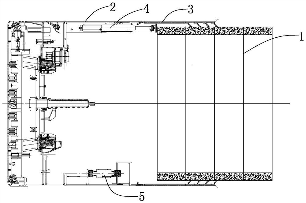 Method for judging position relation between shield tail and duct piece of large-diameter shield