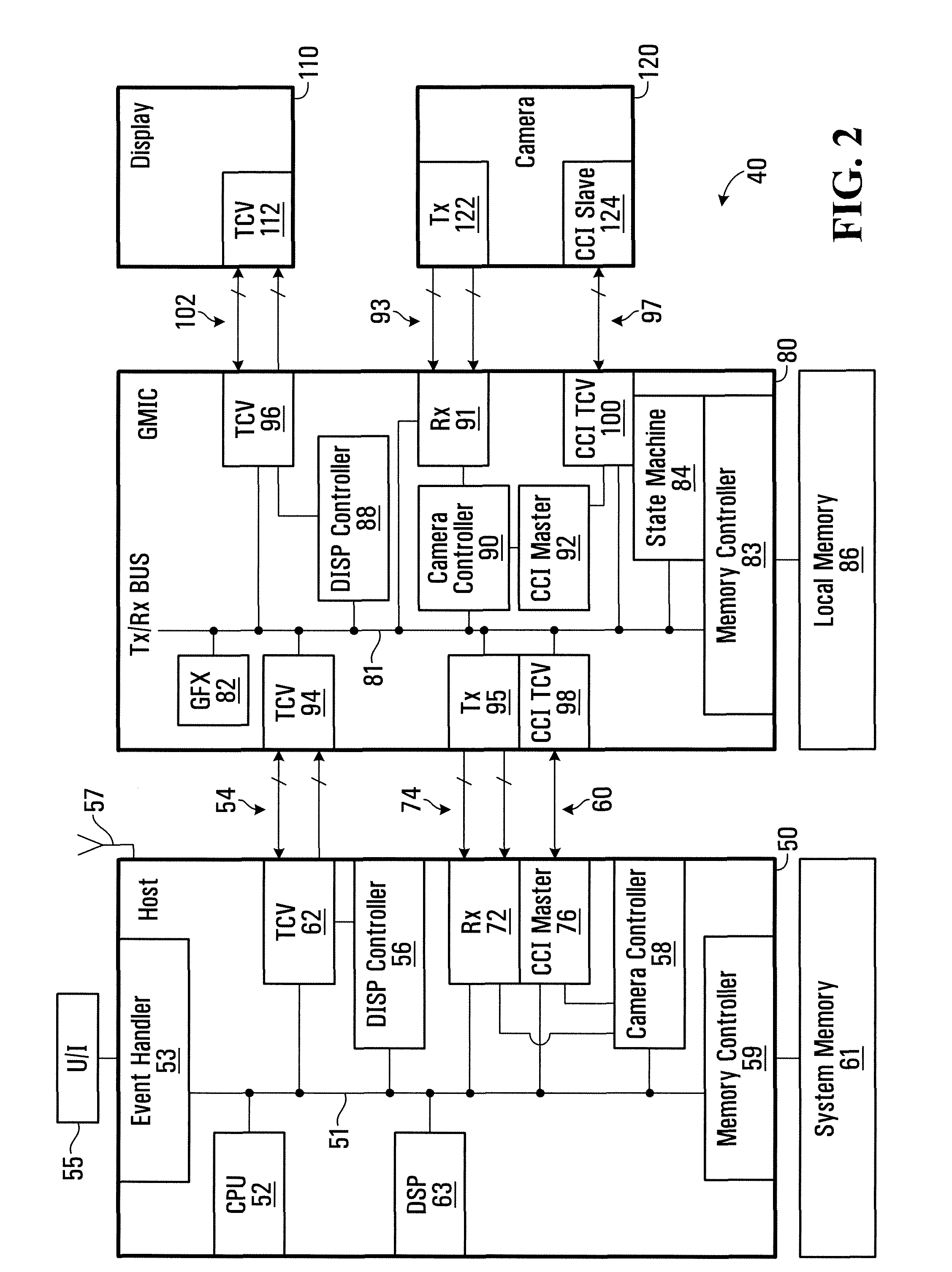 Graphics multi-media IC and method of its operation