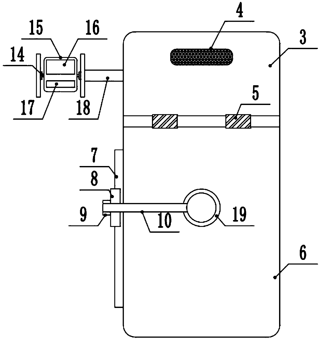 Prenatal diagnosis and examination device for obstetrical clinic