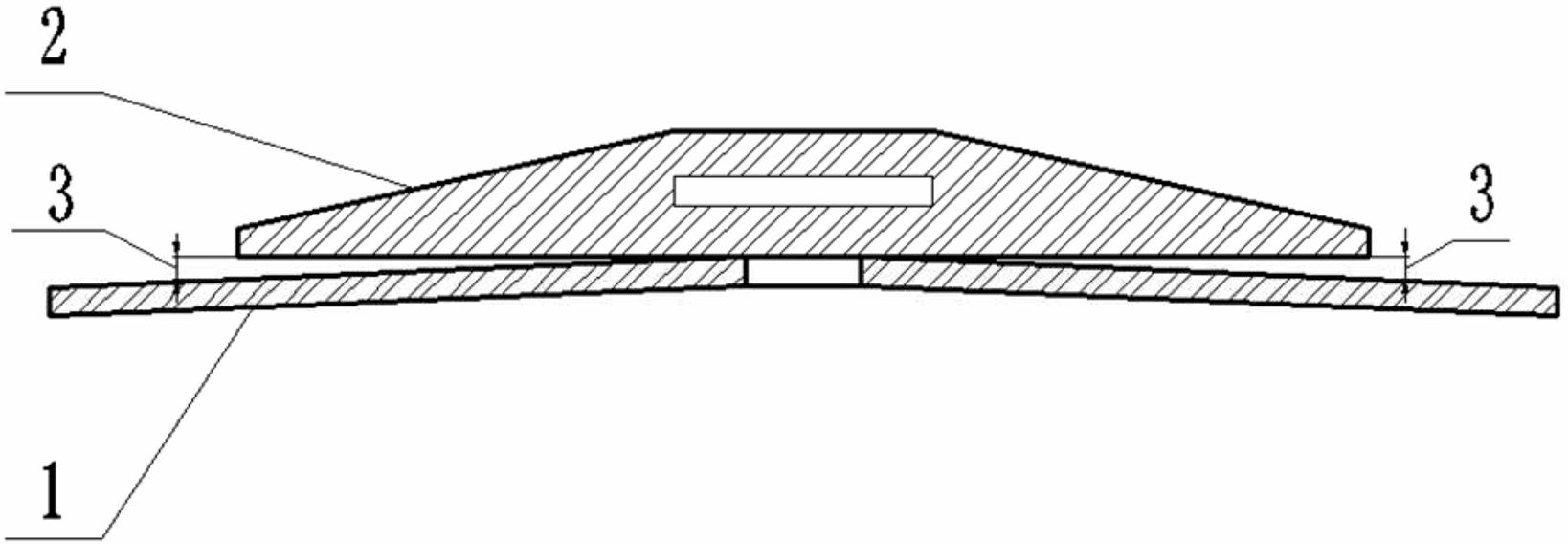 Leveling method of circular saw web base body