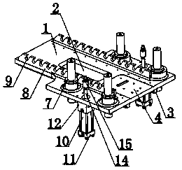 Grinding roller set brushing device for roller grinder