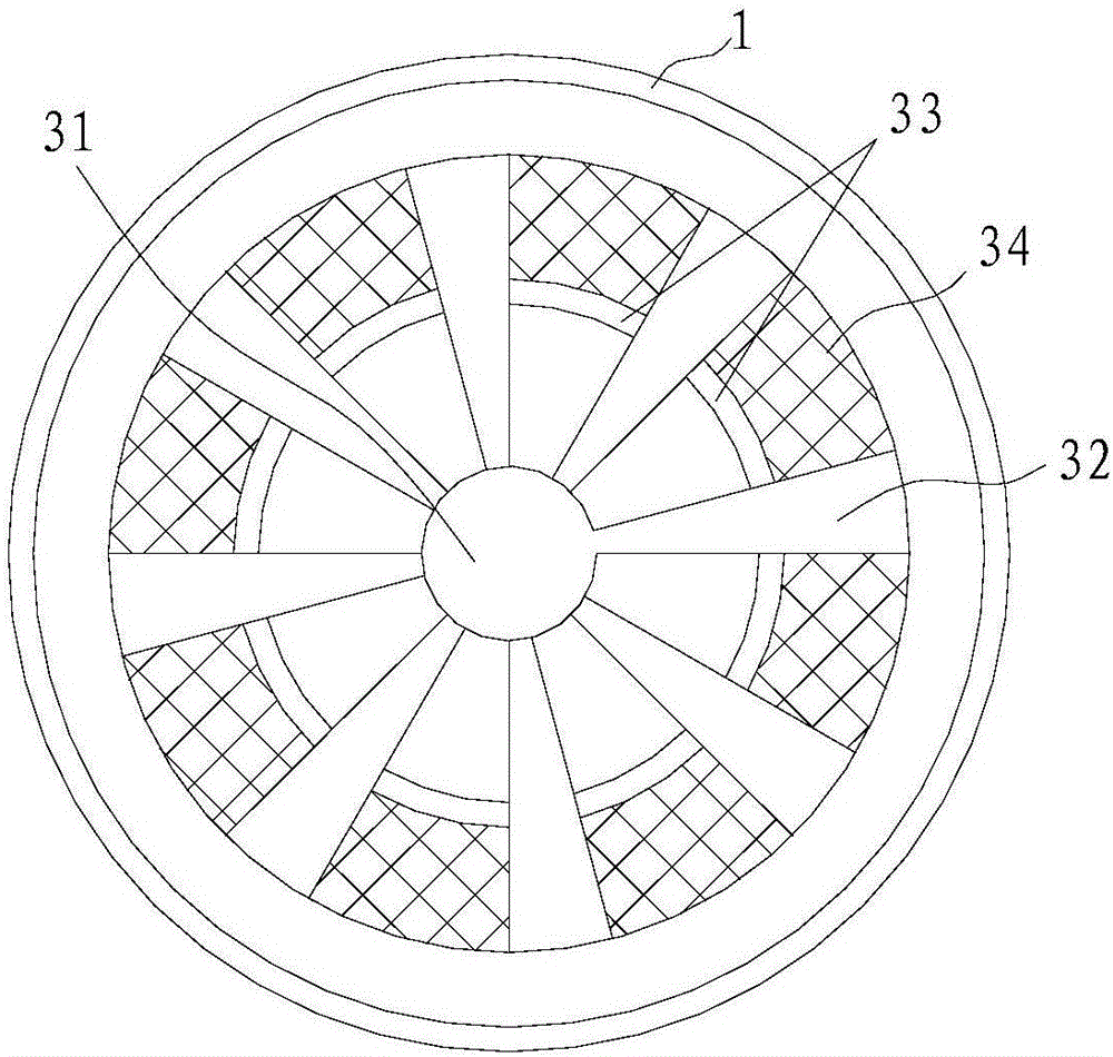 Heating spiral type material conveying device