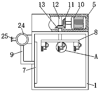 Cleaning and disinfecting device for medical instruments