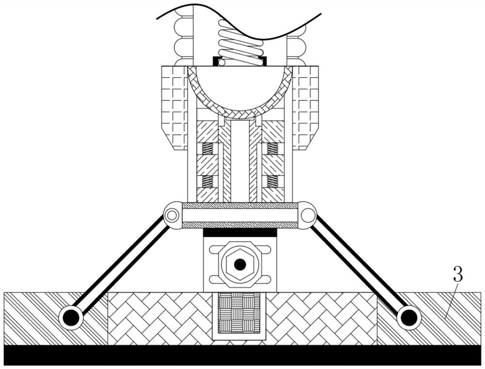 Device for rapidly detecting water content of pork