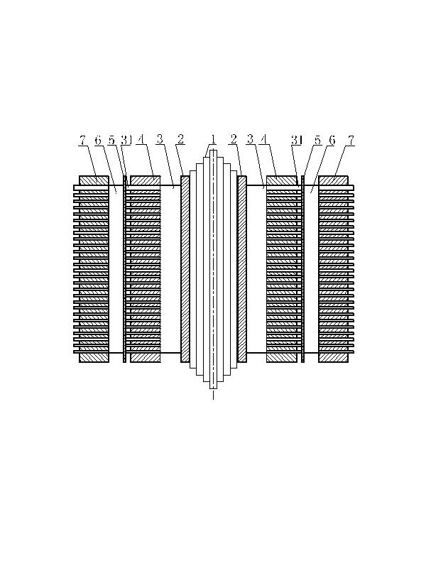 Co-wound high-voltage and low-voltage coil of transformer and winding method of co-wound high-voltage and low-voltage coil