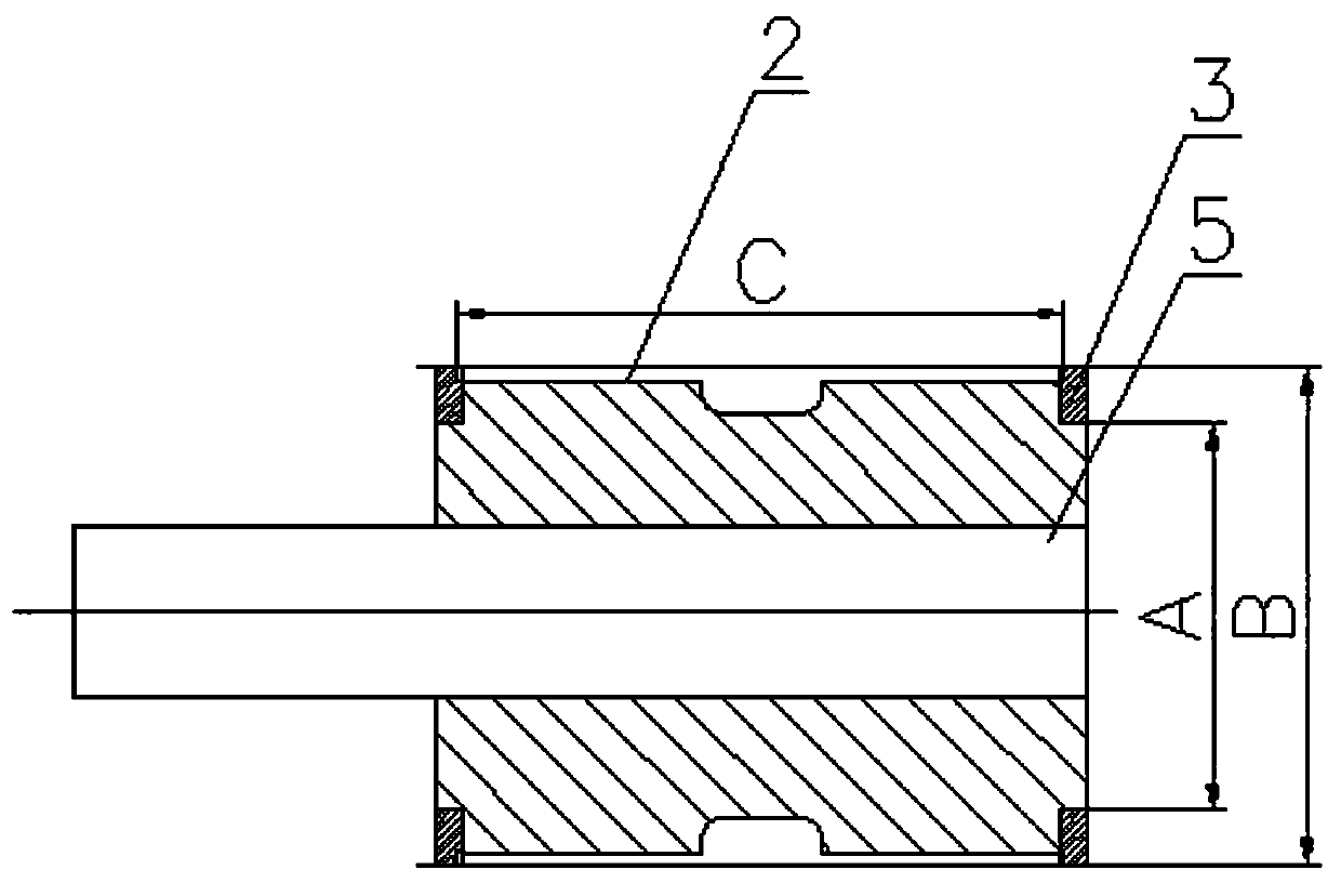 Gear structure having axial locating function