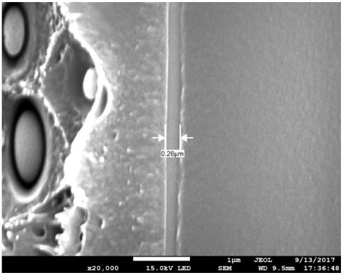 Method for preparing elemental oxygen-resistant polyimide material by in-situ hydrolysis method