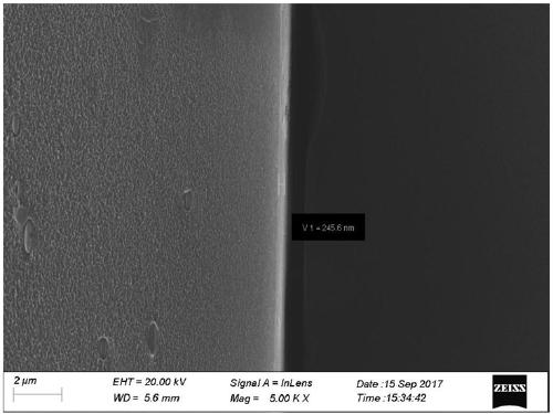 Method for preparing elemental oxygen-resistant polyimide material by in-situ hydrolysis method