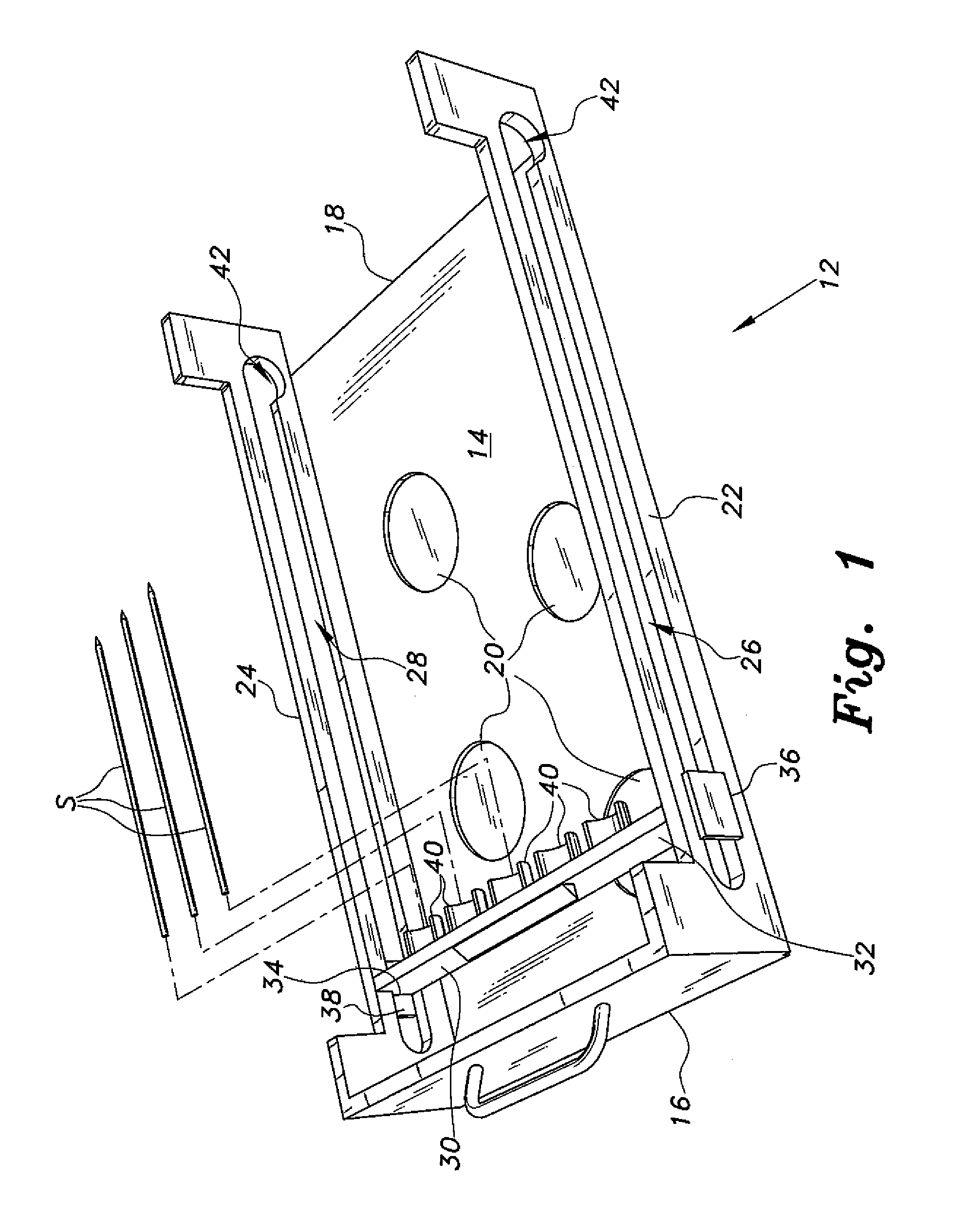 Food skewering machine