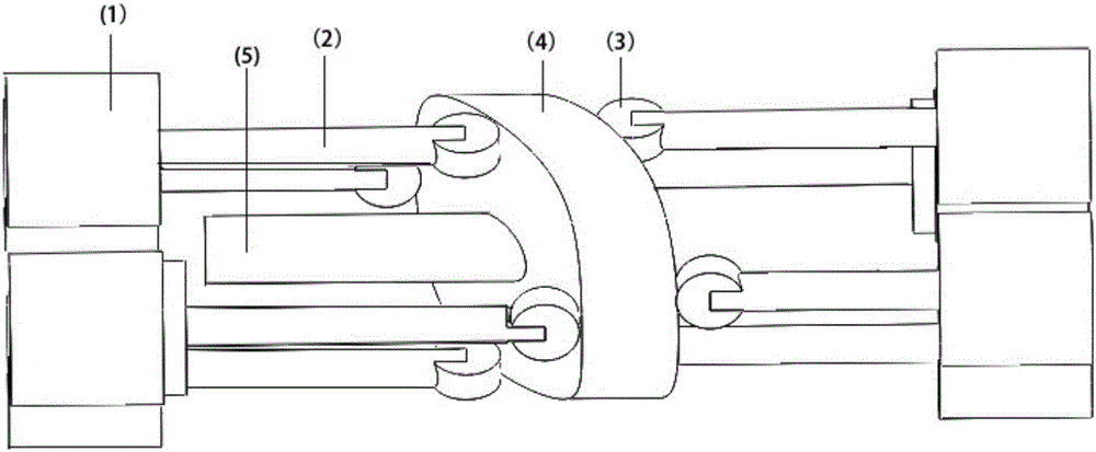 Horizontally-opposed cylindrical cam engine