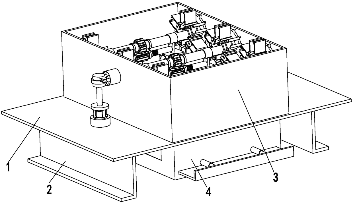 Crushing robot for plastic film recovery