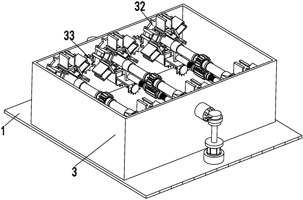 Crushing robot for plastic film recovery