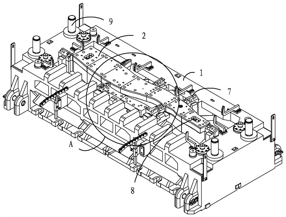 Thick plate continuous blanking mold