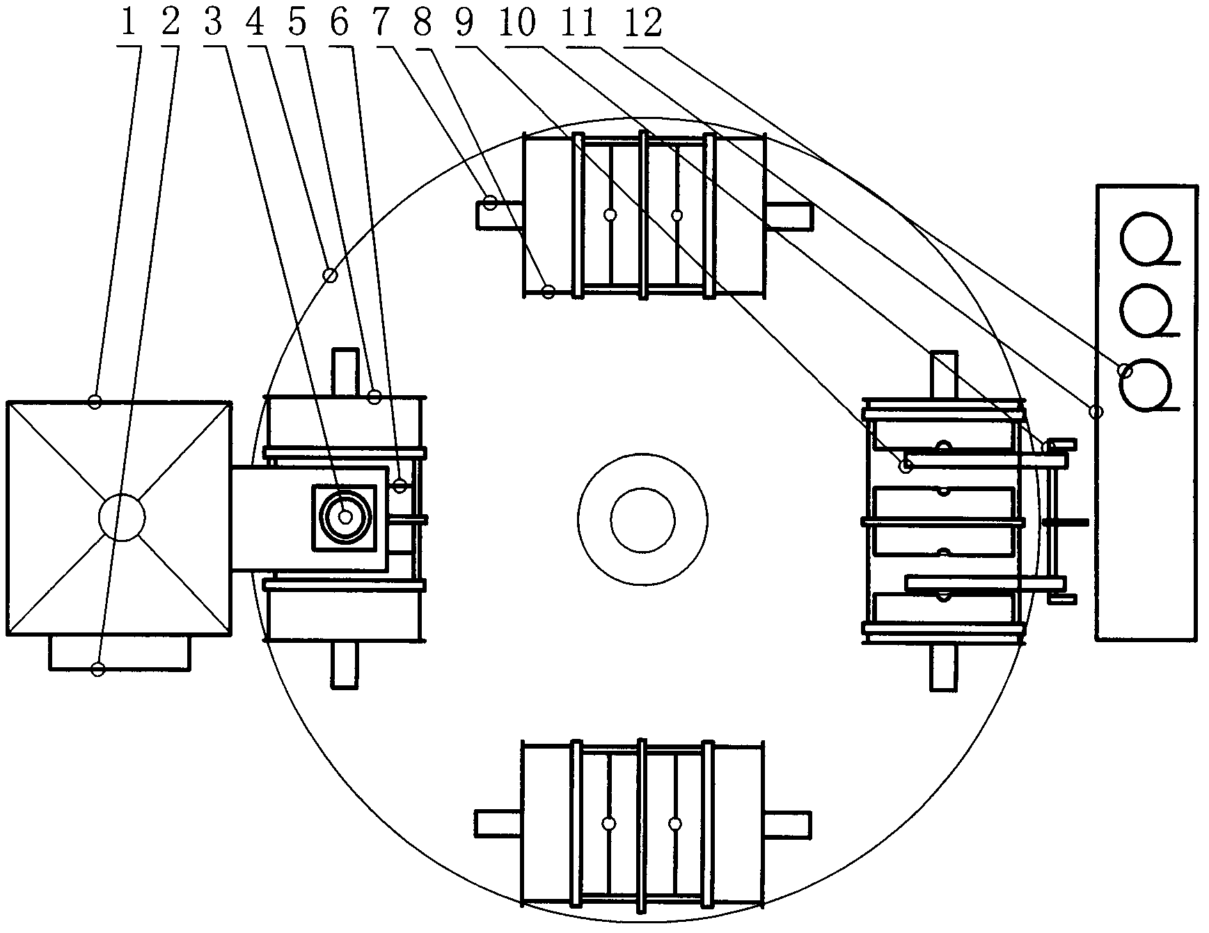 Fully-automatic disk core shooter